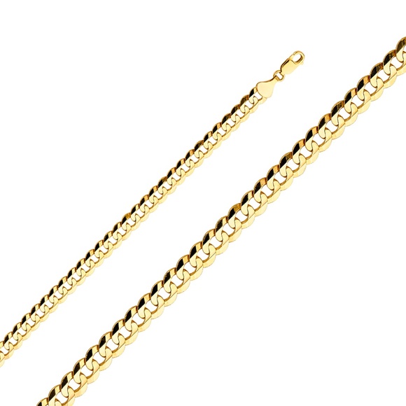 New 14k gold cubannecklace